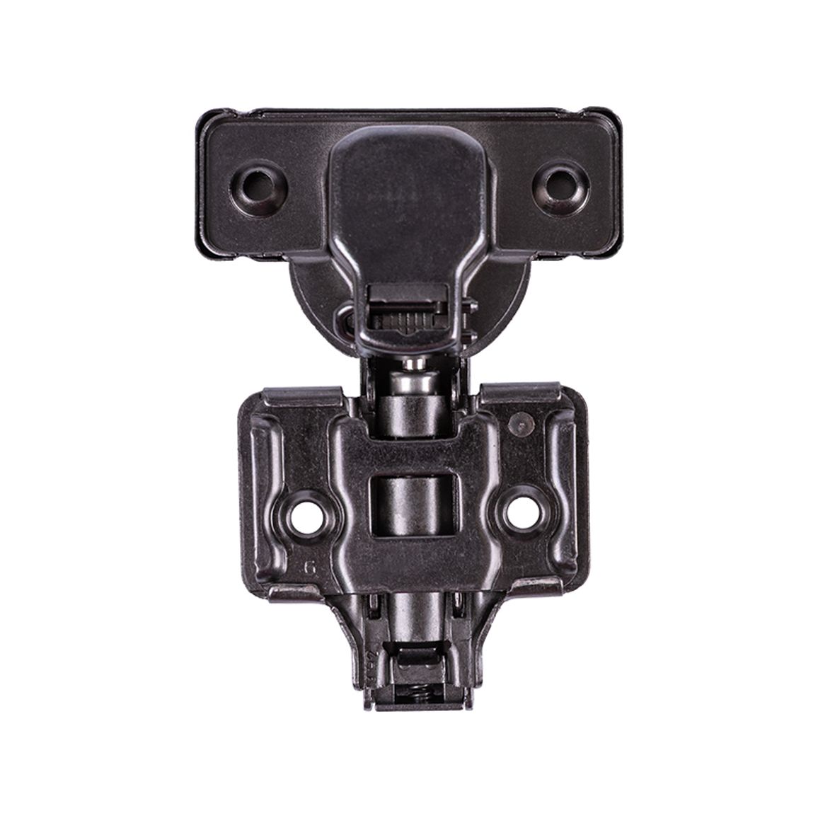 Петля Clip-On, 90° равнолежащая, с доводчиком, черный матовый, 3D Muller Profi Line Петля Clip-On, 90° равнолежащая, с доводчиком, черный матовый, 3D Muller Profi Line