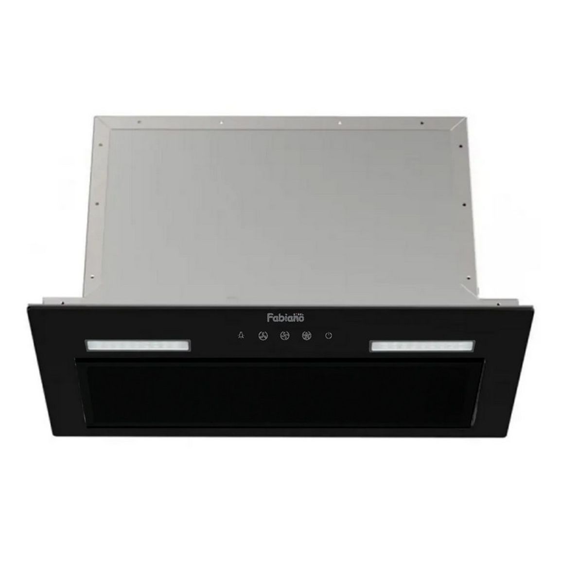 Витяжка вбудована Rino 60 Black glass Fabiano Витяжка вбудована Rino 60 Black glass Fabiano