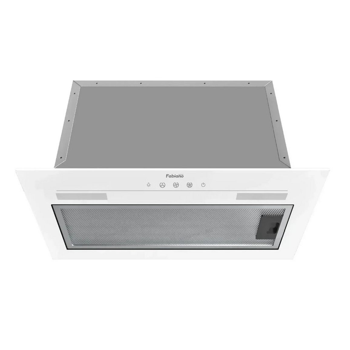 Витяжка вбудована Rino 60 White glass Fabiano Витяжка вбудована Rino 60 White glass Fabiano