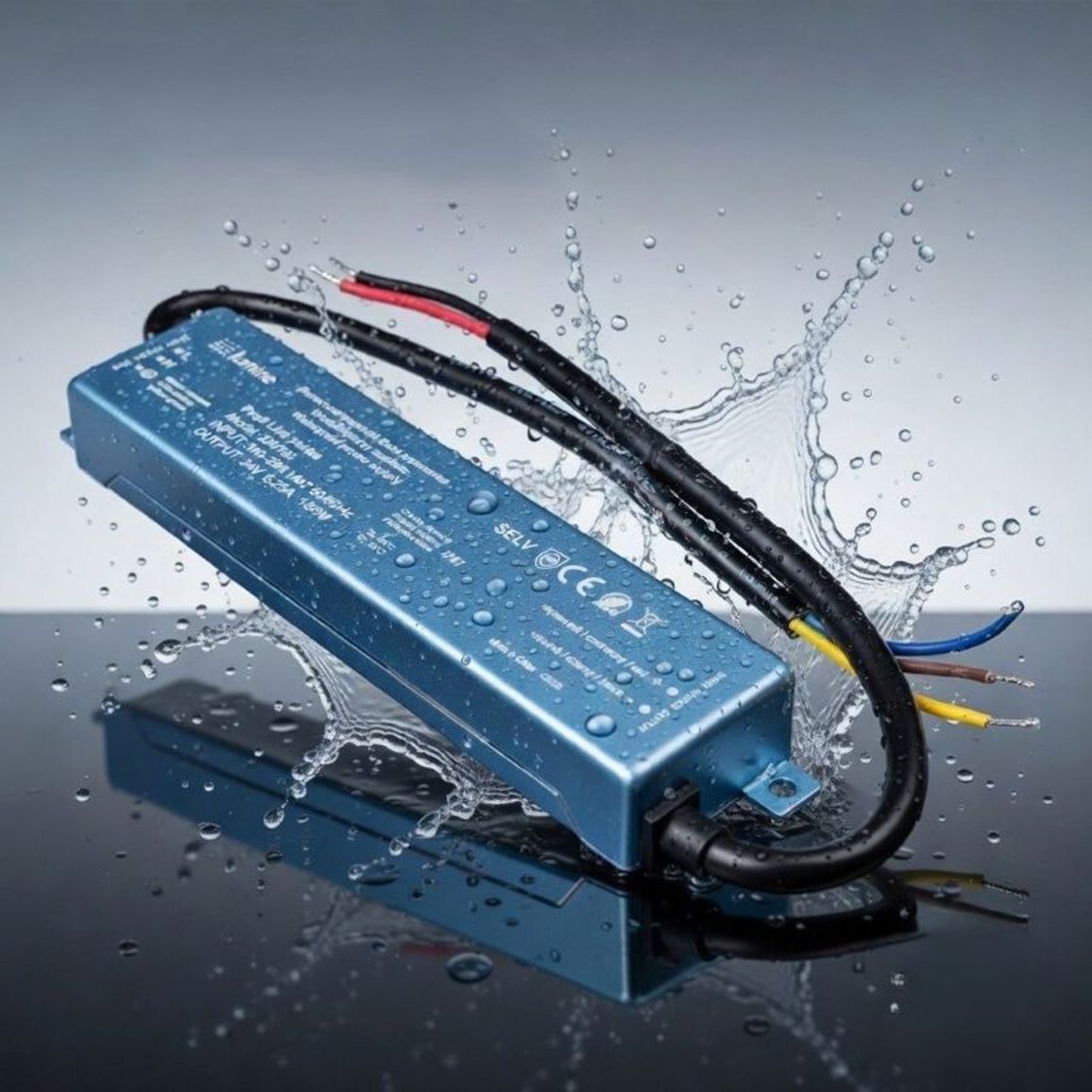 Блок живлення для LED, 60W, 24V, IP67, метал. корпус, Lumine Profi line Блок живлення для LED, 60W, 24V, IP67, метал. корпус, Lumine Profi line