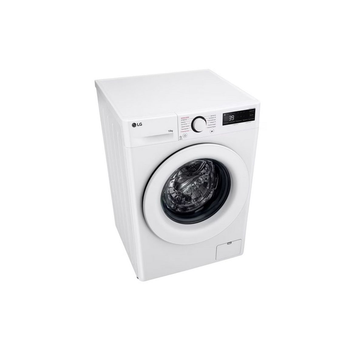 Пральна машина F4Y5RS3W повнорозмірна, 10кг, 1400, A, 57см, інвертор, білий LG