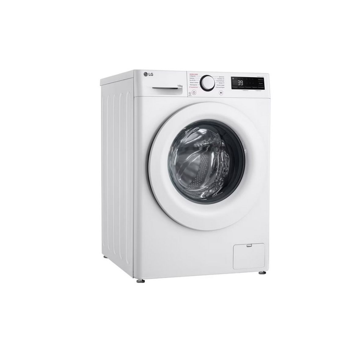 Пральна машина F4Y5RS3W повнорозмірна, 10кг, 1400, A, 57см, інвертор, білий LG
