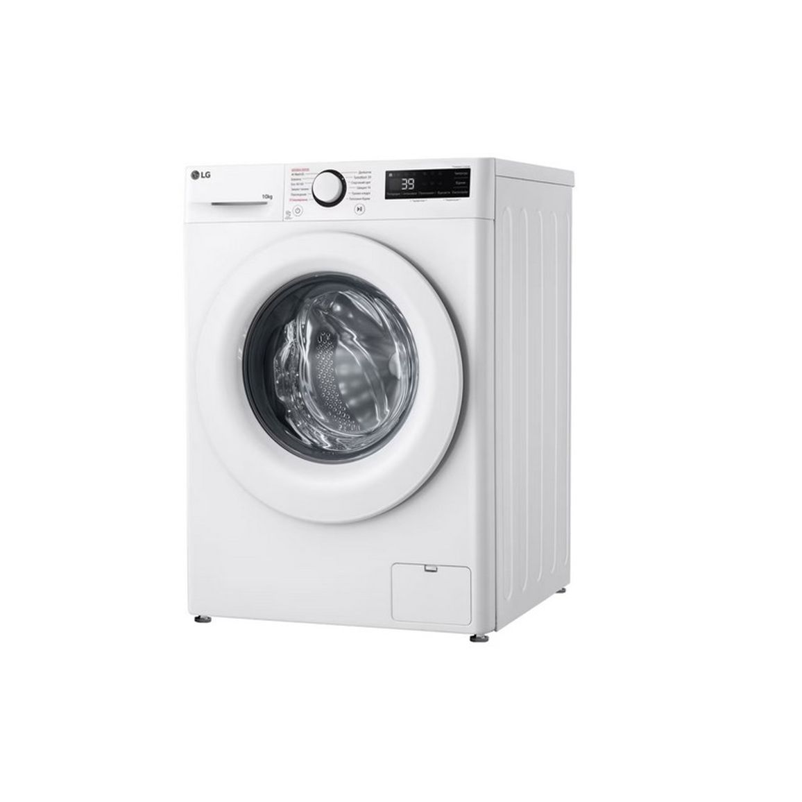 Пральна машина F4Y5RS3W повнорозмірна, 10кг, 1400, A, 57см, інвертор, білий LG