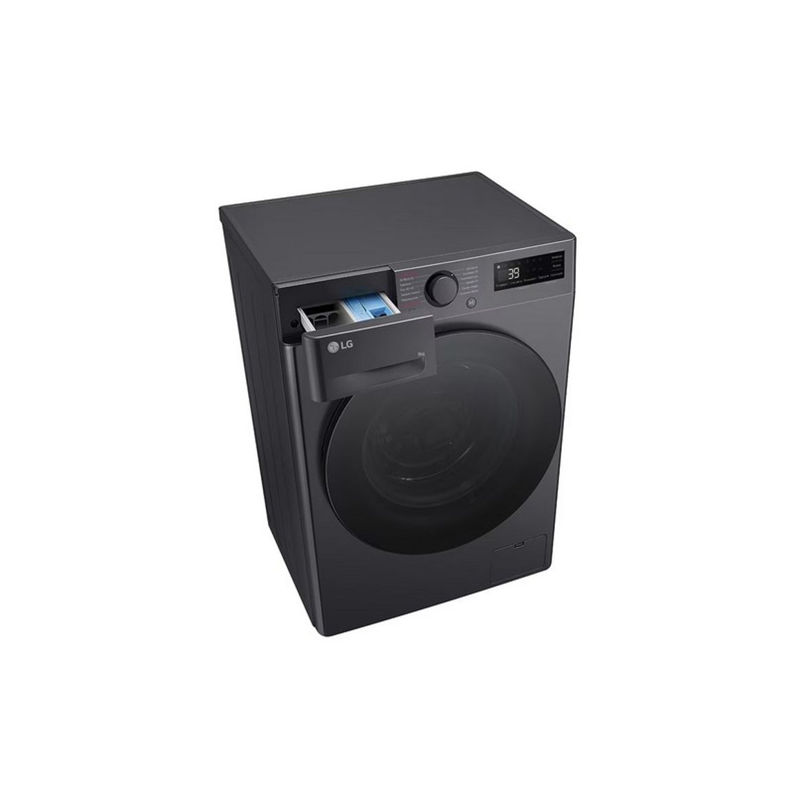 Пральна машина F2Y5FS5J вузька 9кг, 1200, A, 48см, інвертор, чорний LG Пральна машина F2Y5FS5J вузька 9кг, 1200, A, 48см, інвертор, чорний LG