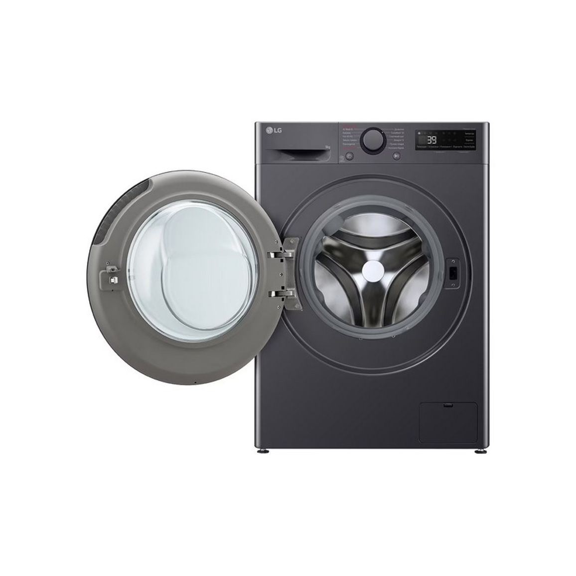 Пральна машина F2Y5FS5J вузька 9кг, 1200, A, 48см, інвертор, чорний LG Пральна машина F2Y5FS5J вузька 9кг, 1200, A, 48см, інвертор, чорний LG