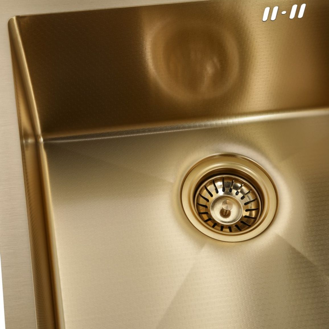 Мийка сталева Galera S201 gold honeycomb (500*500*220mm) Granado Мийка сталева Galera S201 gold honeycomb (500*500*220mm) Granado