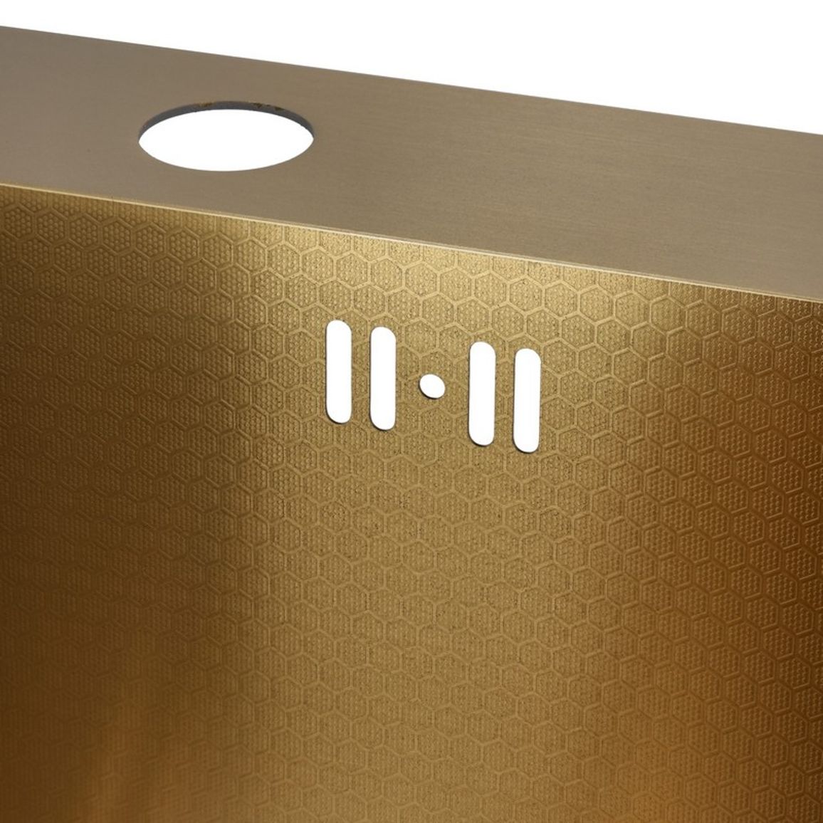 Мийка сталева Galera S201 gold honeycomb (500*500*220mm) Granado Мийка сталева Galera S201 gold honeycomb (500*500*220mm) Granado