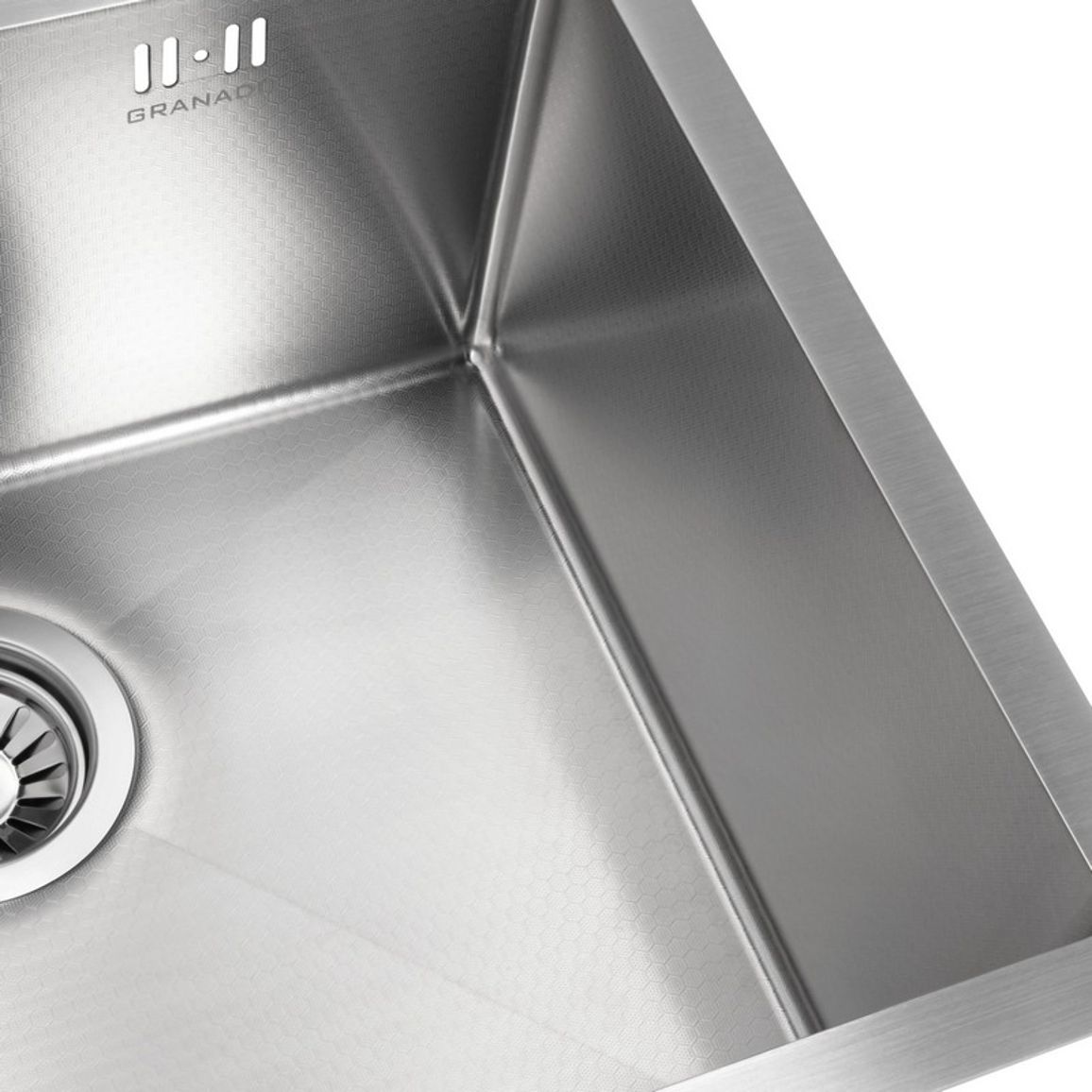 Мийка сталева Under top max STEEL S304 honeycomb (530*430*220mm) Granado Мийка сталева Under top max STEEL S304 honeycomb (530*430*220mm) Granado