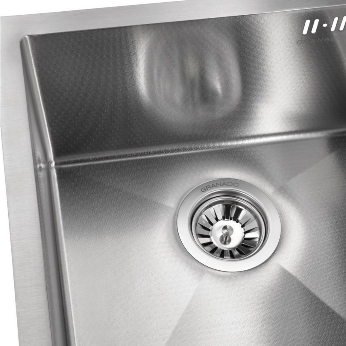 Мийка сталева Under top STEEL S304 honeycomb (450*430*220mm) Granado Мийка сталева Under top STEEL S304 honeycomb (450*430*220mm) Granado
