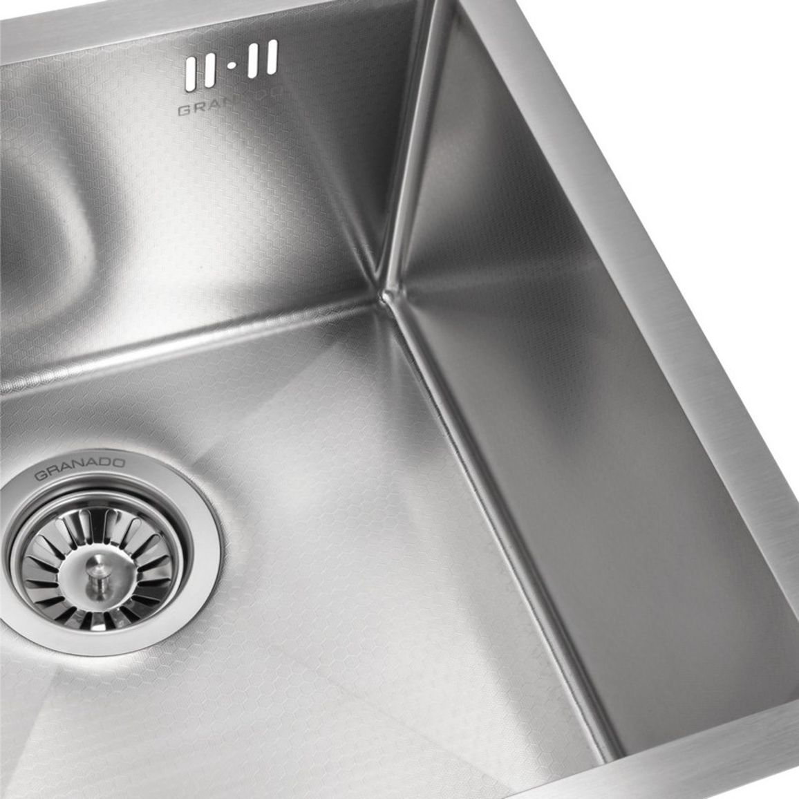 Мийка сталева Under top STEEL S304 honeycomb (450*430*220mm) Granado Мийка сталева Under top STEEL S304 honeycomb (450*430*220mm) Granado