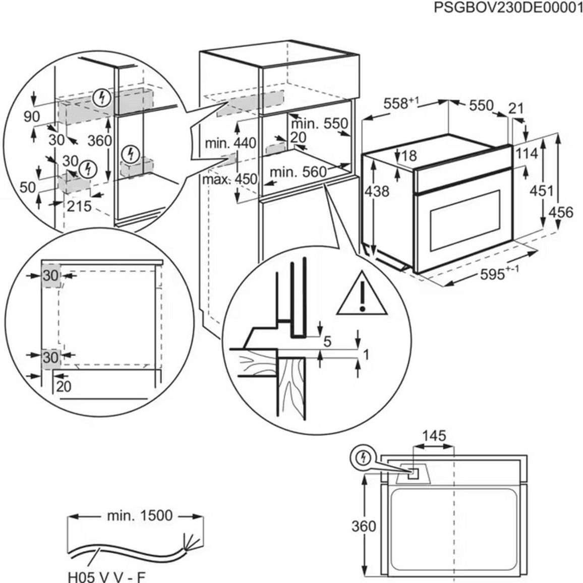 Духова шафа компактна LVL8E09Z Electrolux Духова шафа компактна LVL8E09Z Electrolux