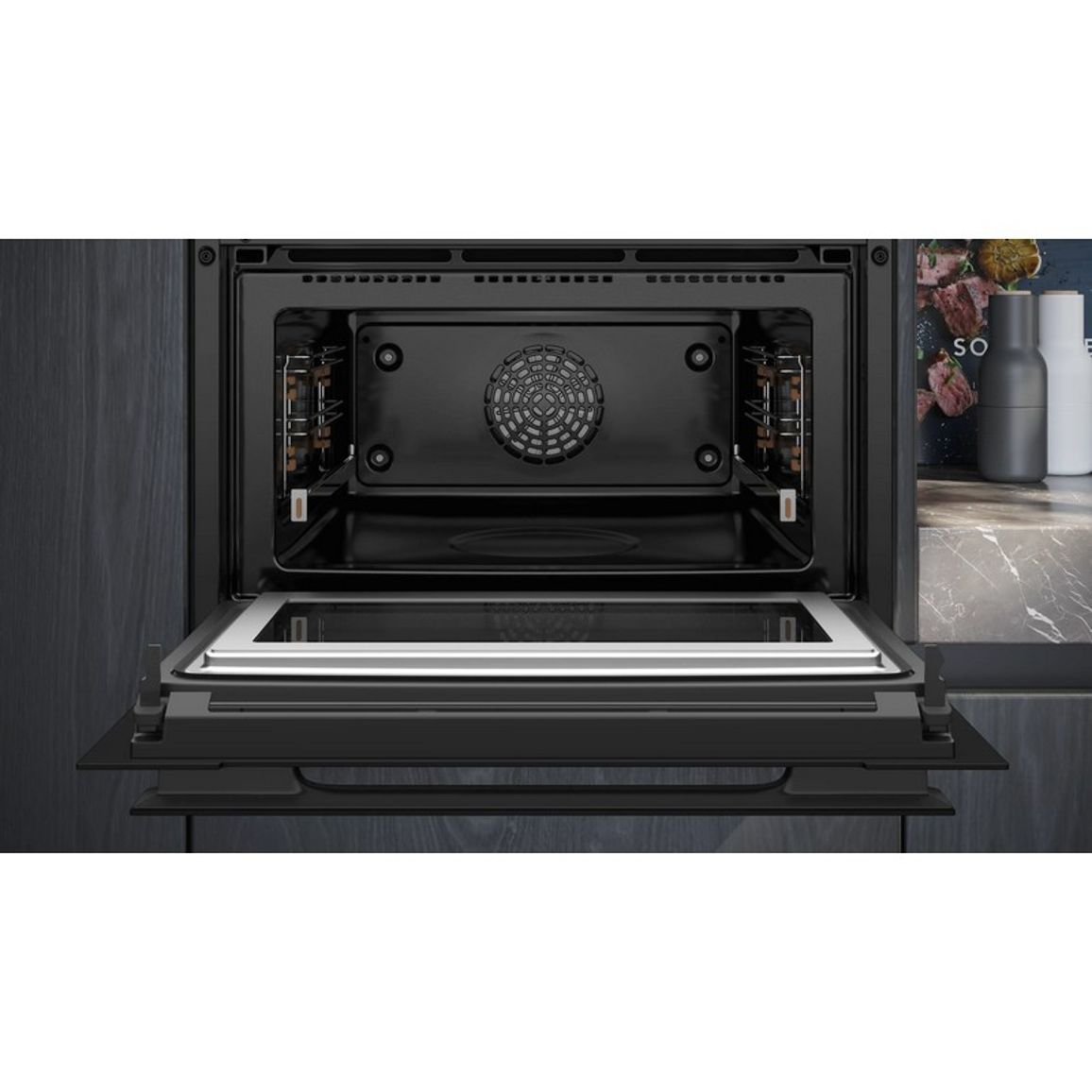 Компактна духова шафа CM978GNB1 Siemens Studio Line Компактна духова шафа CM978GNB1 Siemens Studio Line