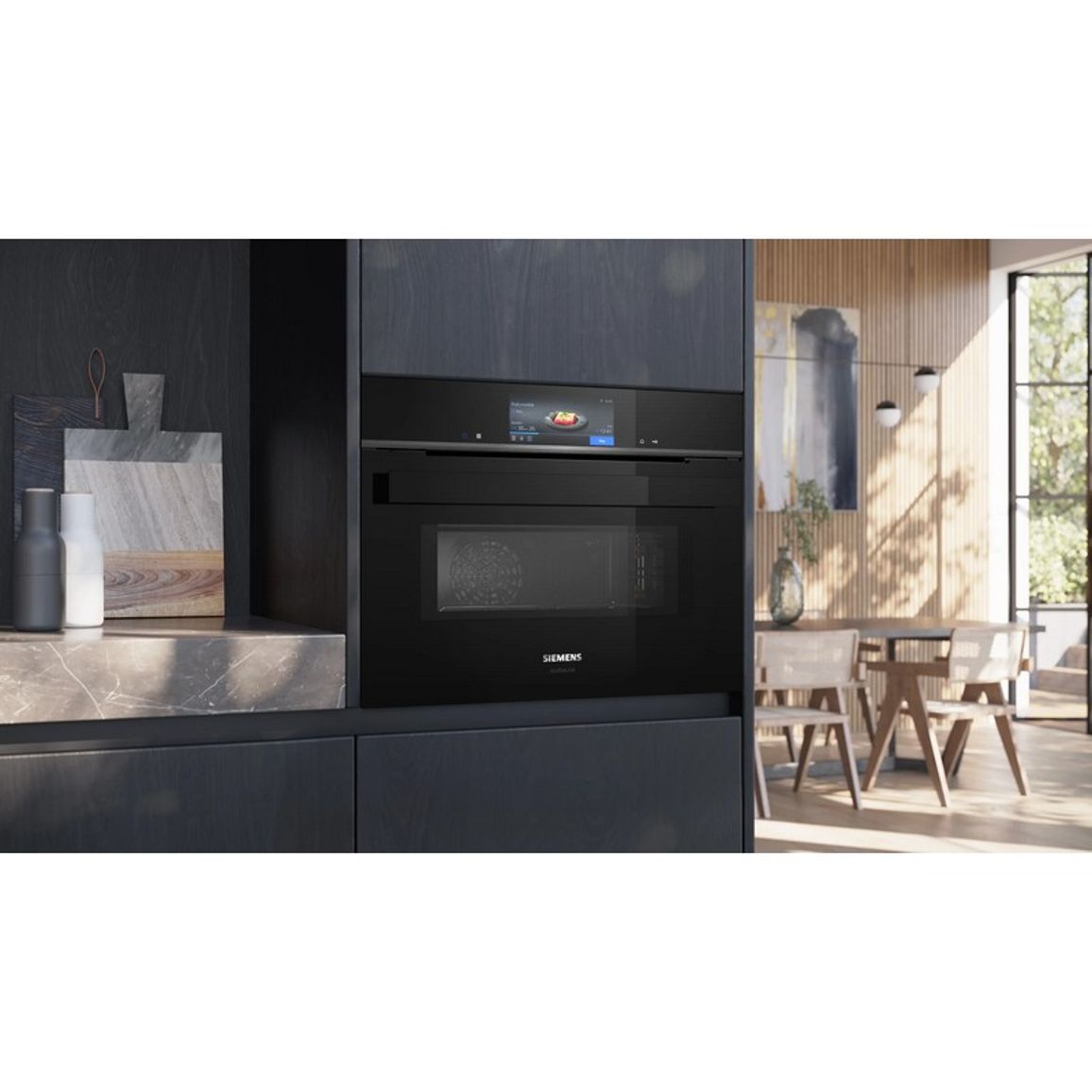 Компактна духова шафа CM978GNB1 Siemens Studio Line Компактна духова шафа CM978GNB1 Siemens Studio Line