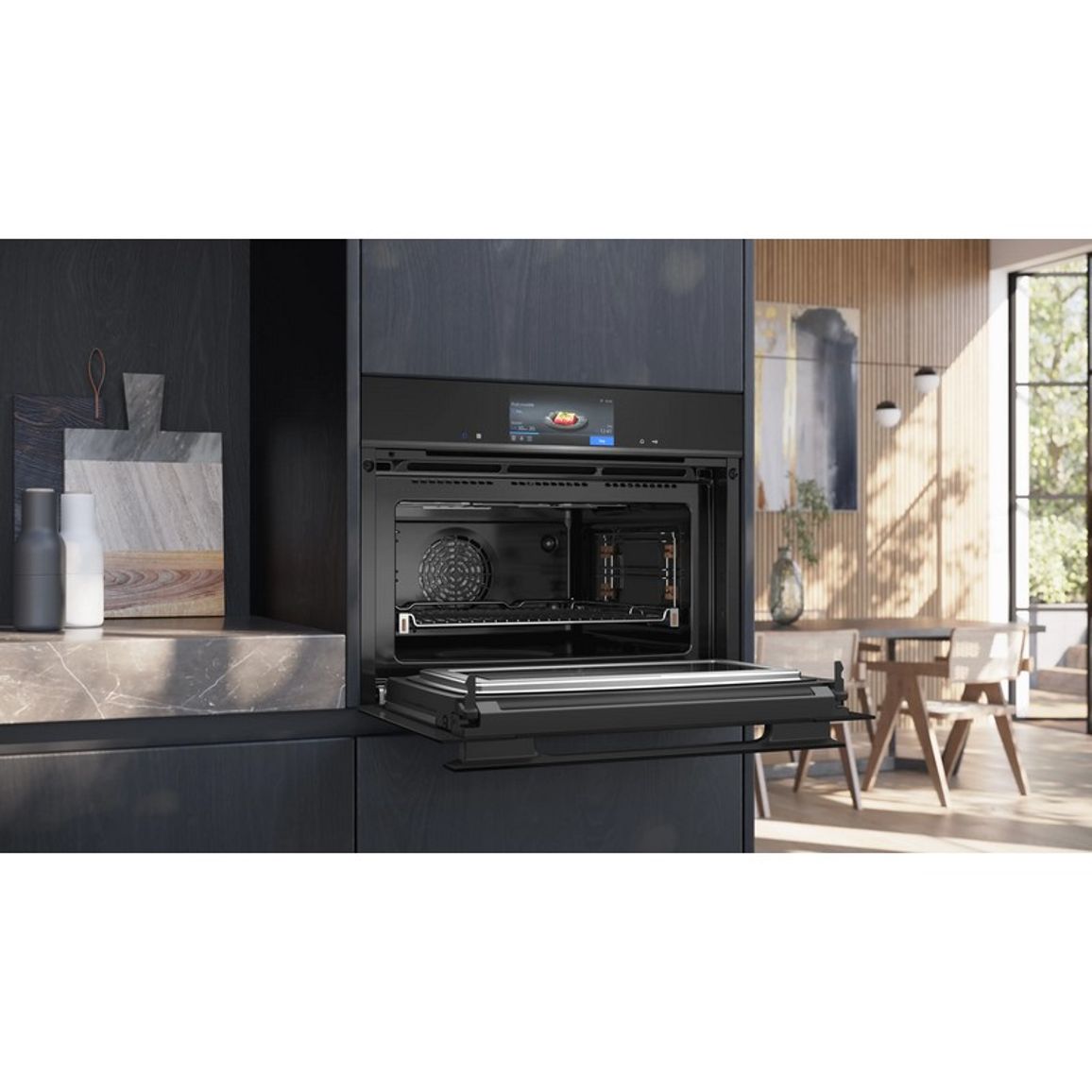 Компактна духова шафа CM978GNB1 Siemens Studio Line Компактна духова шафа CM978GNB1 Siemens Studio Line