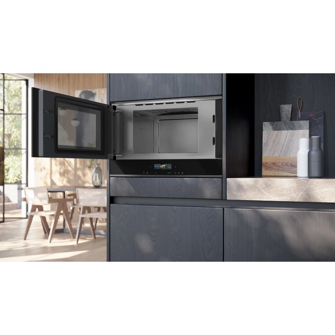 Вбудовувана мікрохвильова піч BF922L1B1 Siemens Studio Line Вбудовувана мікрохвильова піч BF922L1B1 Siemens Studio Line