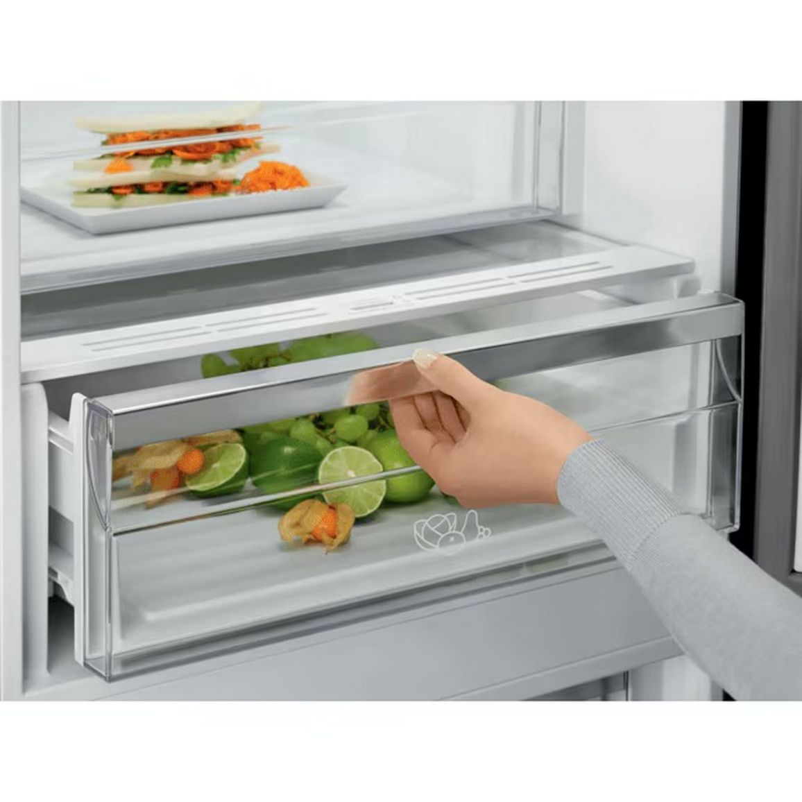 Холодильник LNT7ME36K2 чорний (скло) Electrolux Холодильник LNT7ME36K2 чорний (скло) Electrolux