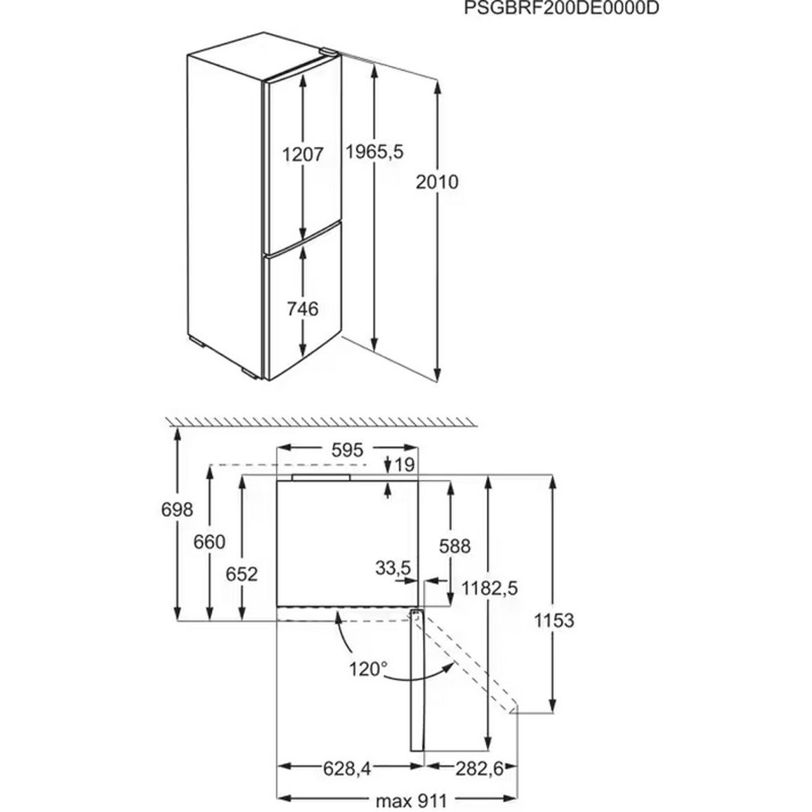 Холодильник LNT7ME36K2 чорний (скло) Electrolux Холодильник LNT7ME36K2 чорний (скло) Electrolux