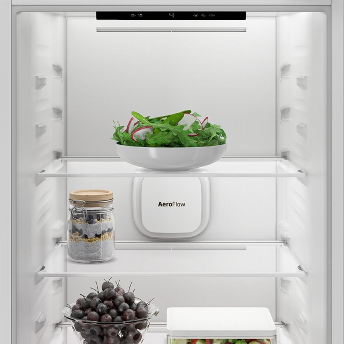 Вбудований холодильник 60см B5BCNA325HS Beko