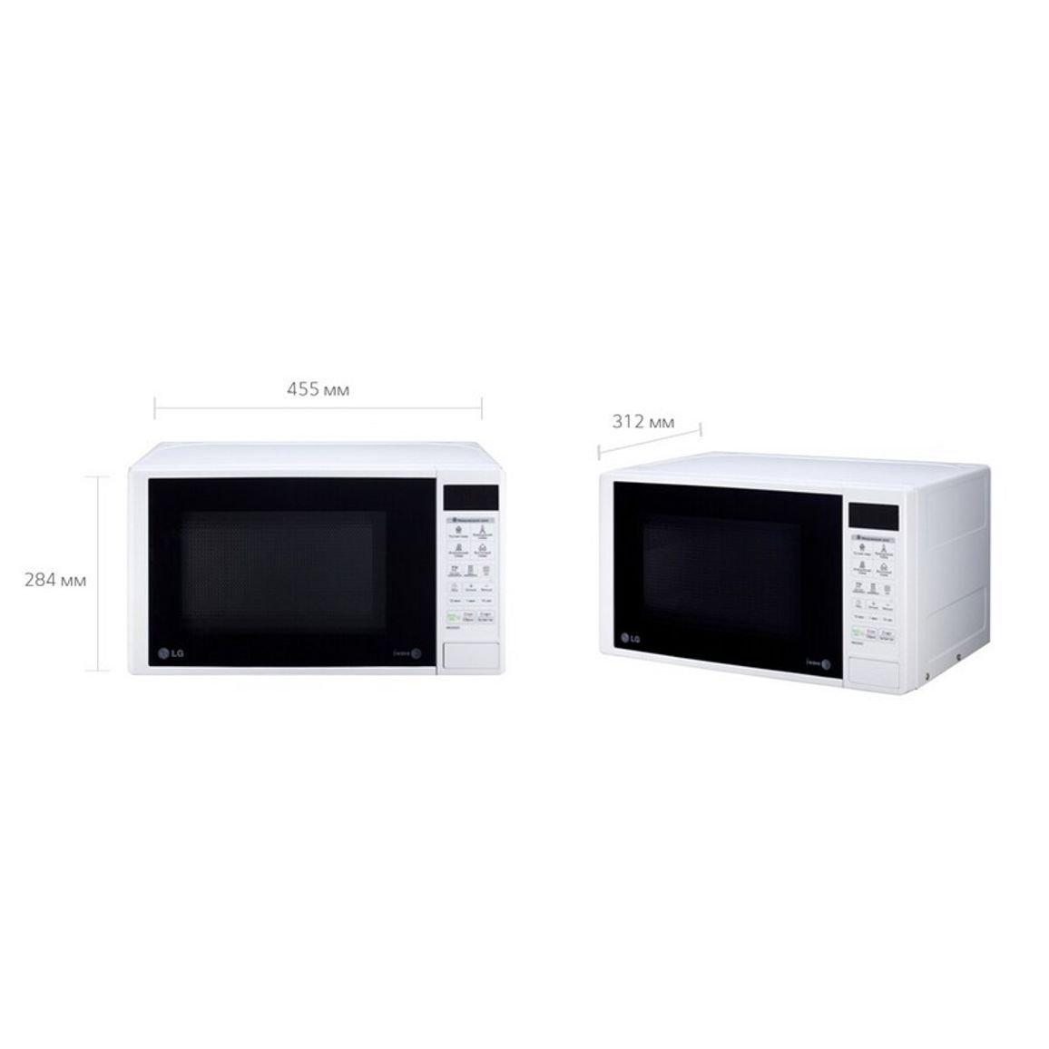 Мікрохвильова піч MS2042DY 20л, 700Вт, білий LG Мікрохвильова піч MS2042DY 20л, 700Вт, білий LG