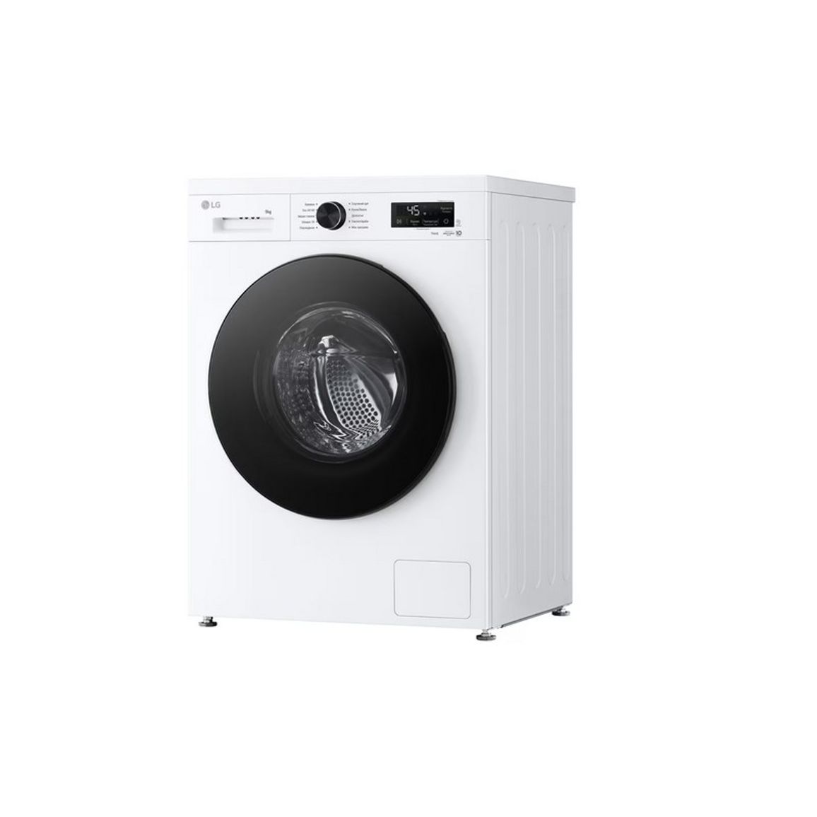 Пральна машина F4Y2VSGWE 9кг, 1400, A, 55см, пара, інвертор, білий, LG