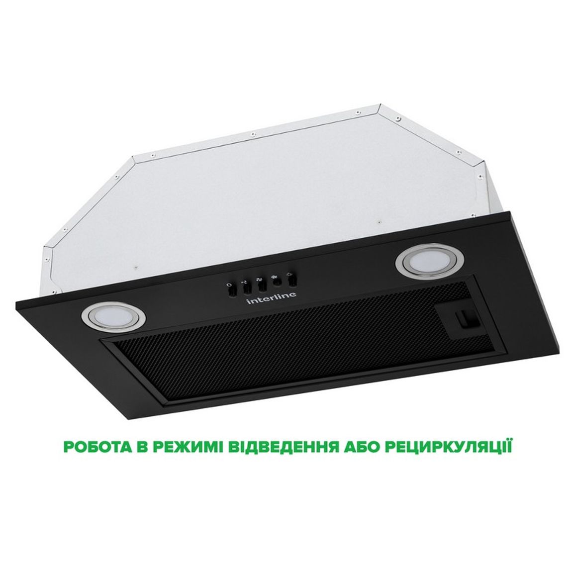 Витяжка вбудована BLOW S BL A/60/PB Interline Витяжка вбудована BLOW S BL A/60/PB Interline