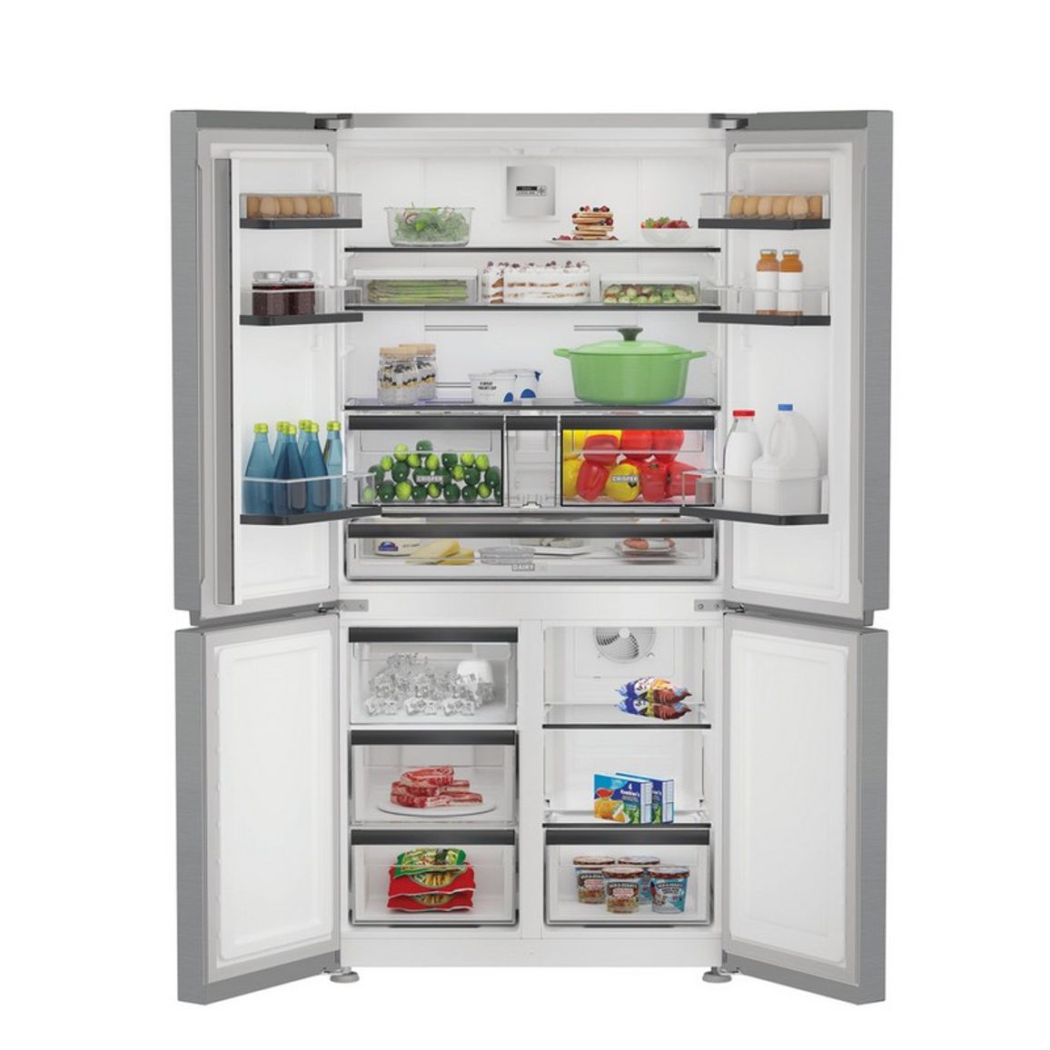 Холодильник SBS WHGF6534X4E Whirlpool