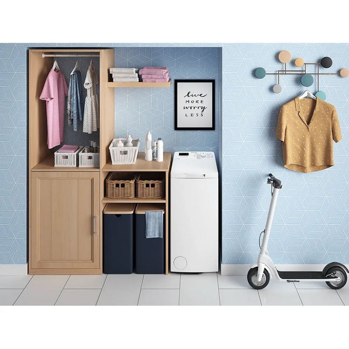 Пральна машина вертикальна BTWS60400EU/N біла Indesit Пральна машина вертикальна BTWS60400EU/N біла Indesit
