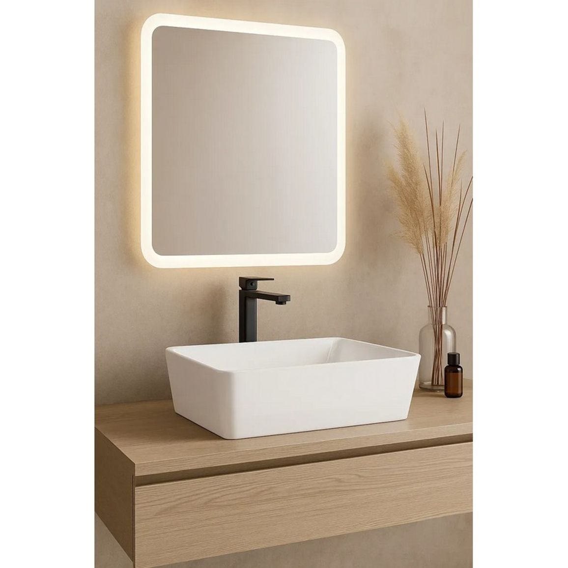 Умивальник Laveo T485x380x130 Fabiano