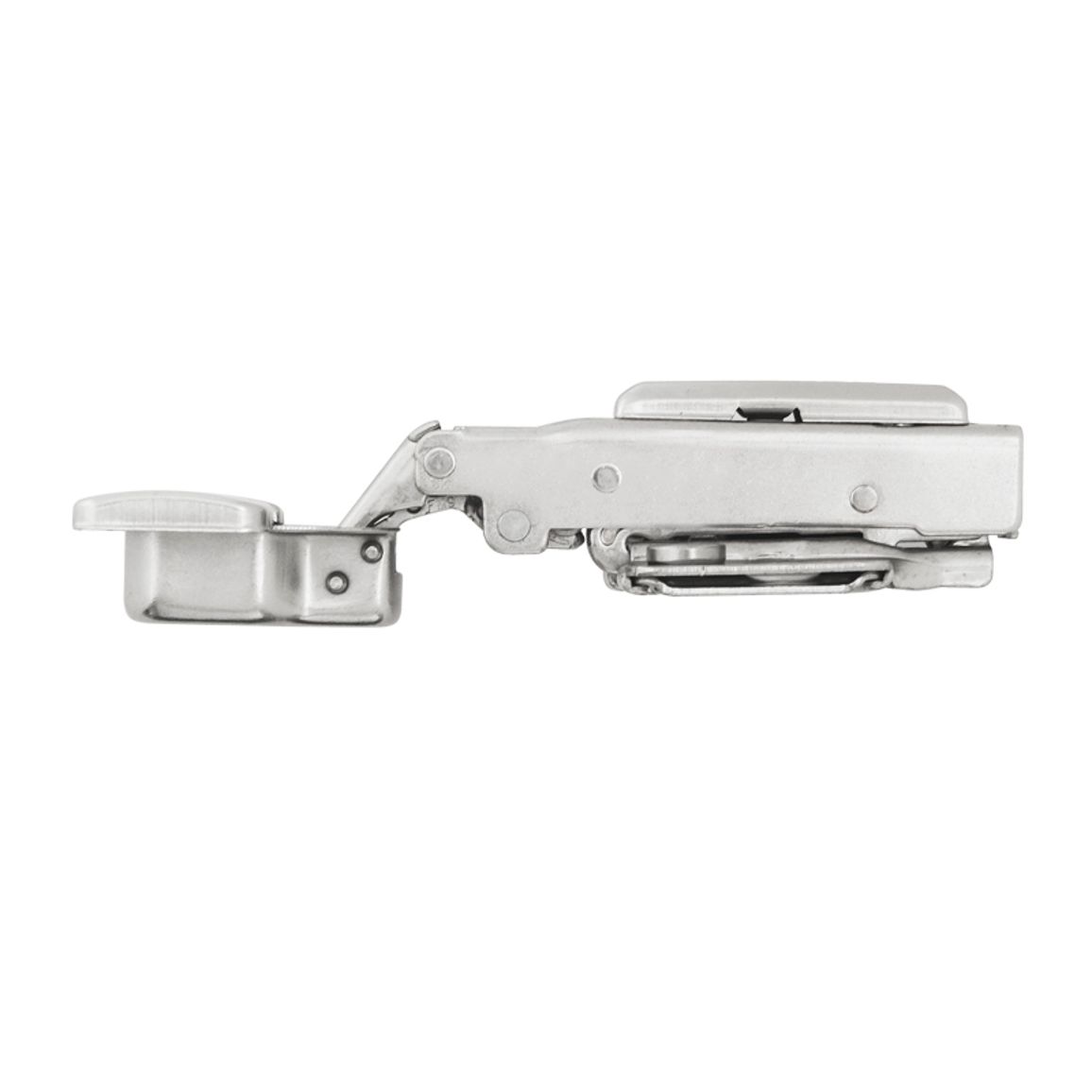 Петля Clip-On, 105°, накладная, с доводчиком, никель, 3D Muller Profi Line Петля Clip-On, 105°, накладная, с доводчиком, никель, 3D Muller Profi Line