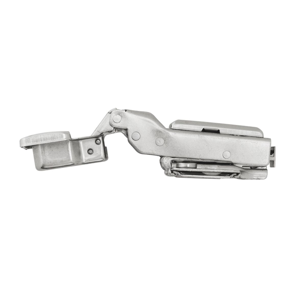 Петля Clip-On, 105°, полунакладная, с доводчиком, никель, 3D Muller Profi Line Петля Clip-On, 105°, полунакладная, с доводчиком, никель, 3D Muller Profi Line