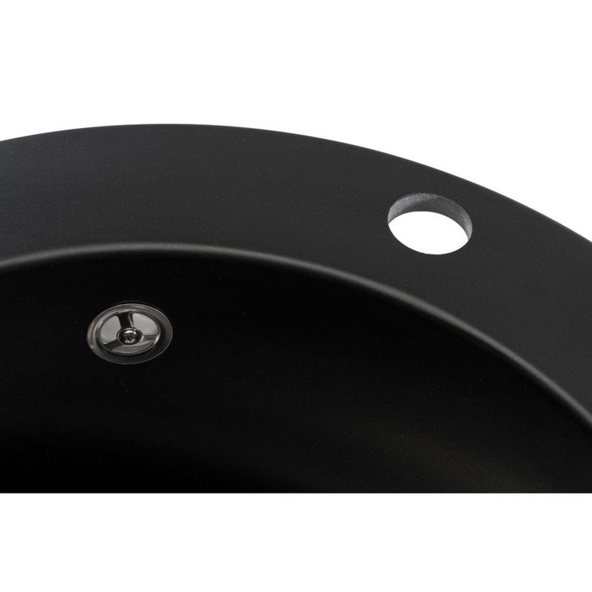 Мийка VITORIA black shine (D=510mm.) граніт Granado