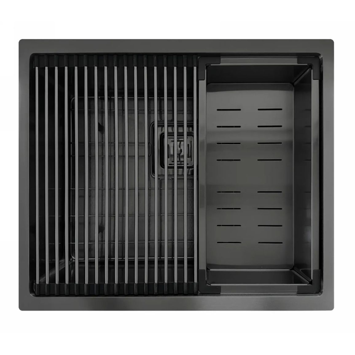 Мийка нерж. Quadro Center 54 Celldecor Nano Graphite (мпс) Fabiano Мийка нерж. Quadro Center 54 Celldecor Nano Graphite (мпс) Fabiano