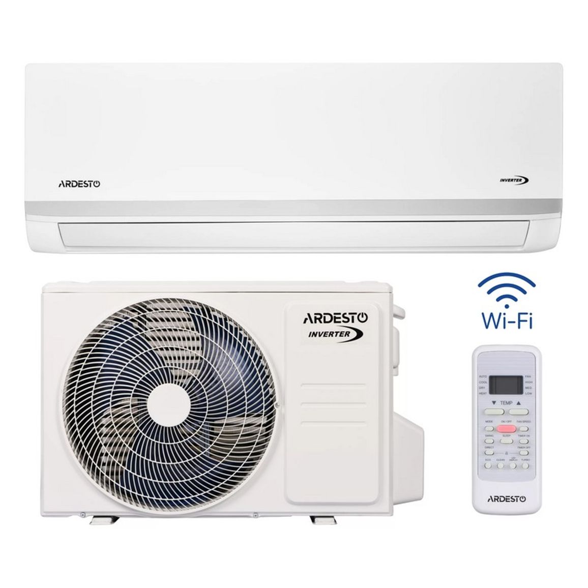 Кондиціонер ACM-24ERP-R32-WF-AG-S 70м2 білий ARDESTO Кондиціонер ACM-24ERP-R32-WF-AG-S 70м2 білий ARDESTO