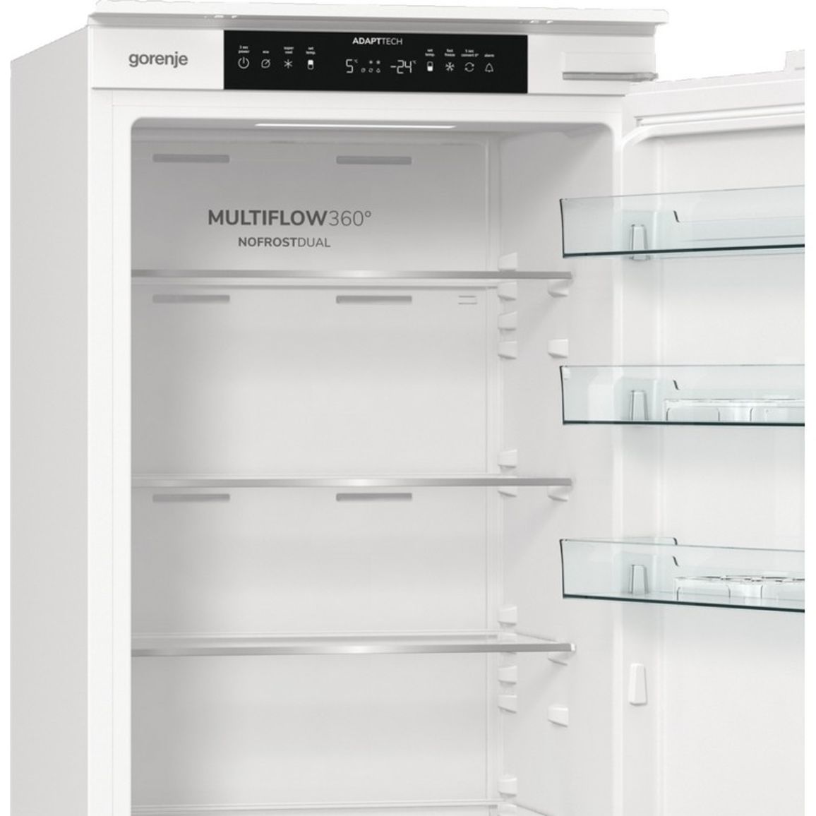 Вбудований комбінований холодильник NRKI519E41 Gorenje