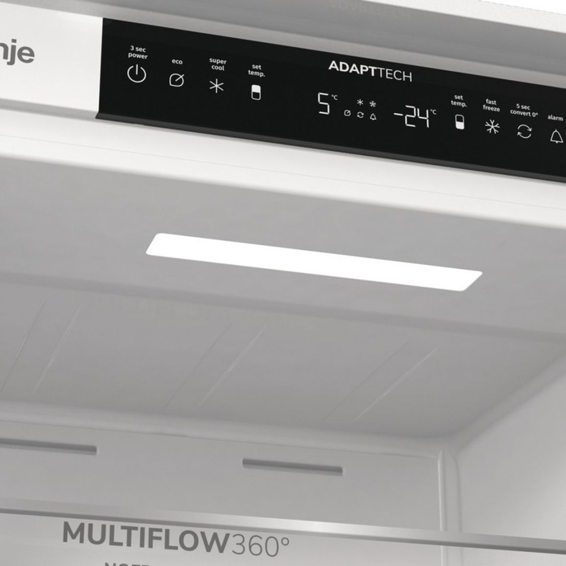 Вбудований комбінований холодильник NRKI519E41 Gorenje