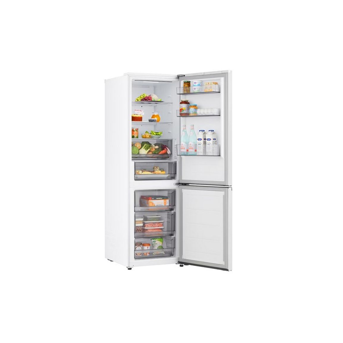 Холодильник з нижньою морозильною камерою GC-B459EQYM білий LG