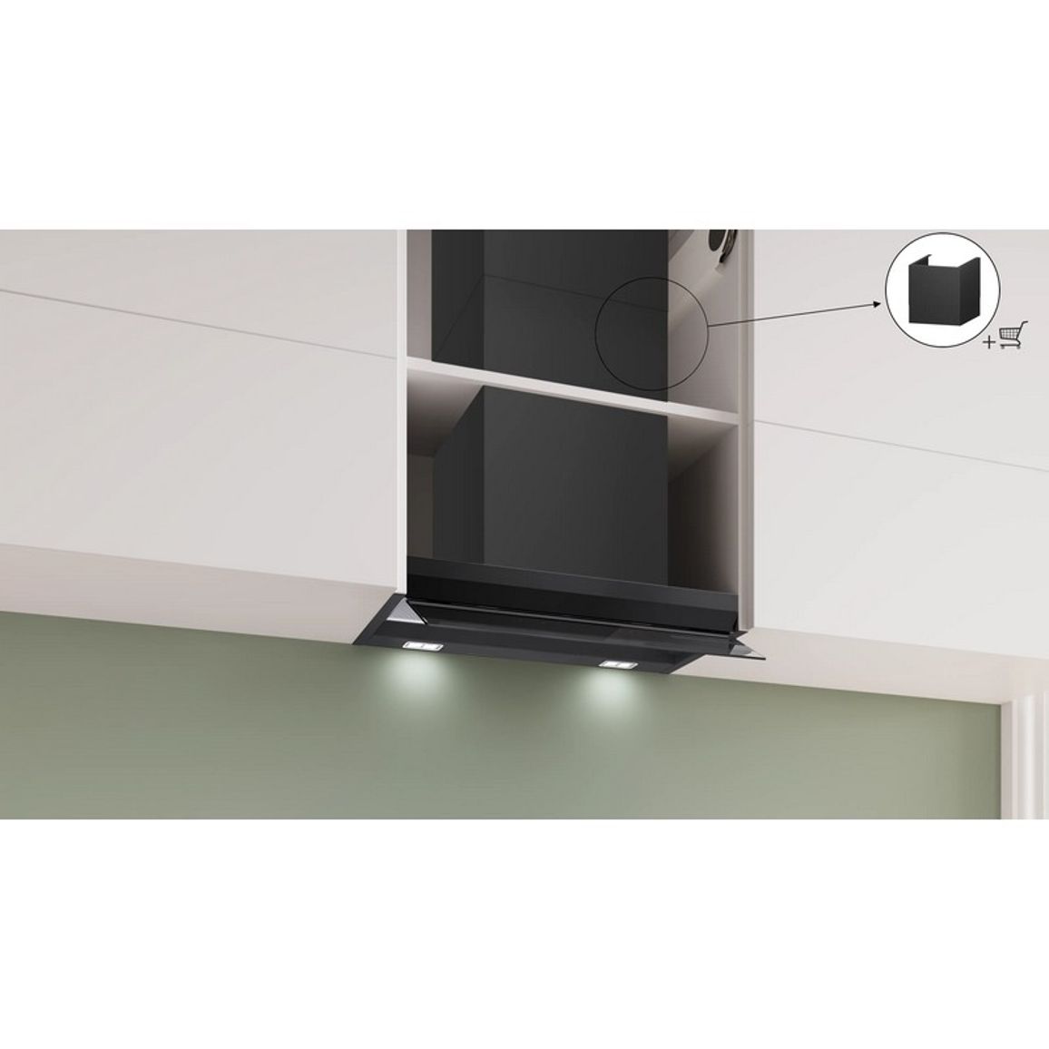 Витяжка вбудована чорна DBB67DP60 Bosch Витяжка вбудована чорна DBB67DP60 Bosch