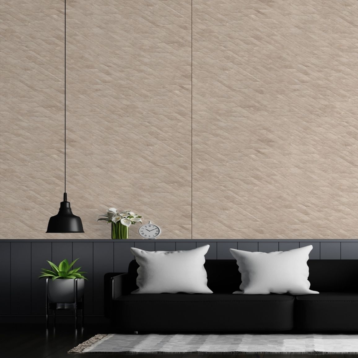 Стеновая панель SPC Rocko Tiles R262 SE Сатин Велора 2800х1230х4mm Стеновая панель SPC Rocko Tiles R262 SE Сатин Велора 2800х1230х4mm