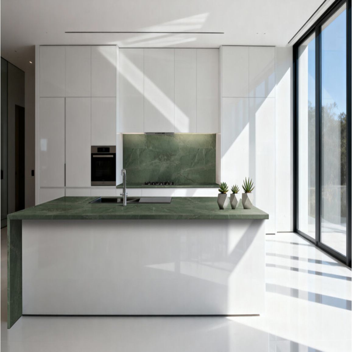 Стільниця LuxeForm S166/R3-1 U Смарагд Стільниця LuxeForm S166/R3-1 U Смарагд