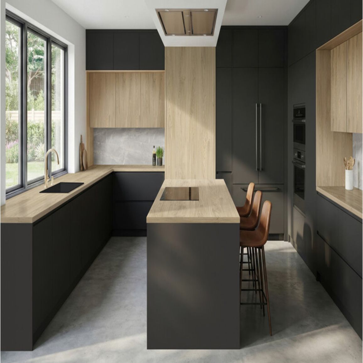 Столешница Luxeform L160/R3-1 U Дуб Айдаго 4200х600х38мм Столешница Luxeform L160/R3-1 U Дуб Айдаго 4200х600х38мм