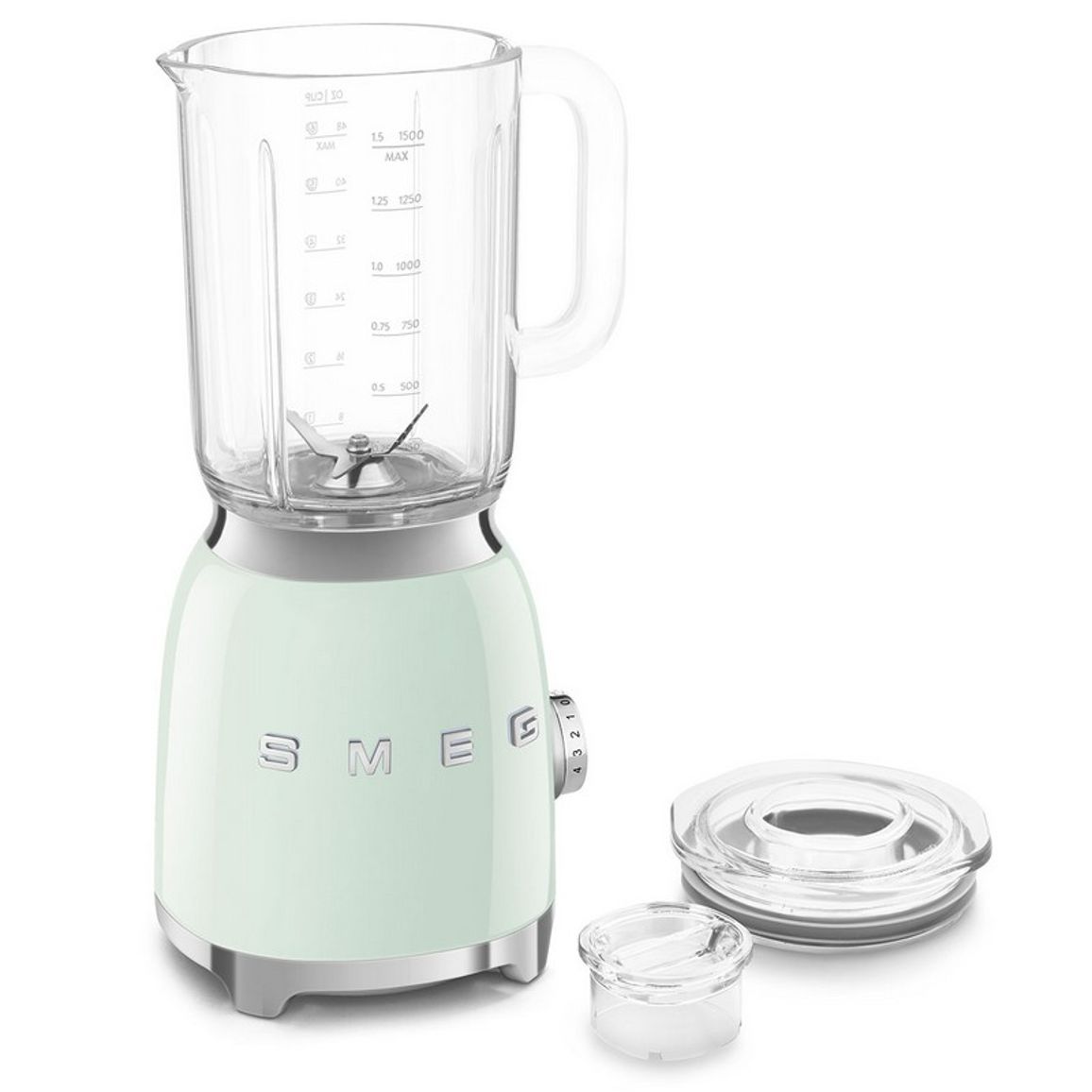 Блендер стаціонарний BLF03PGEU пастельно-зелений Smeg (50'S RETRO STYLE) Блендер стаціонарний BLF03PGEU пастельно-зелений Smeg (50'S RETRO STYLE)
