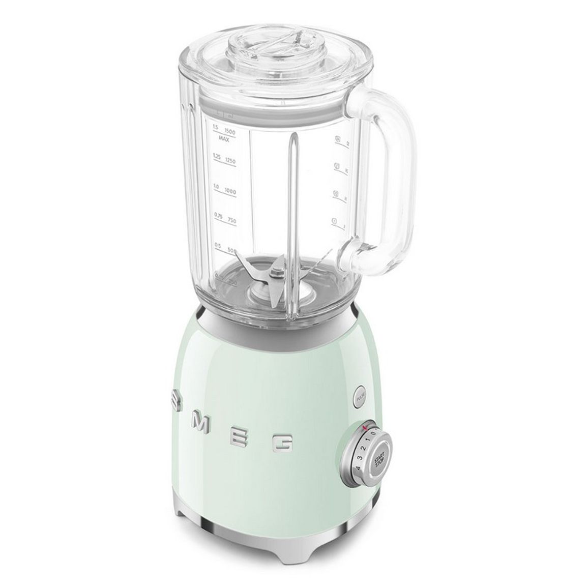 Блендер стаціонарний BLF03PGEU пастельно-зелений Smeg (50'S RETRO STYLE) Блендер стаціонарний BLF03PGEU пастельно-зелений Smeg (50'S RETRO STYLE)