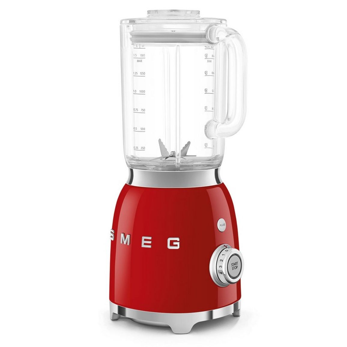 Блендер стаціонарний BLF03RDEU червоний Smeg (50'S RETRO STYLE) Блендер стаціонарний BLF03RDEU червоний Smeg (50'S RETRO STYLE)