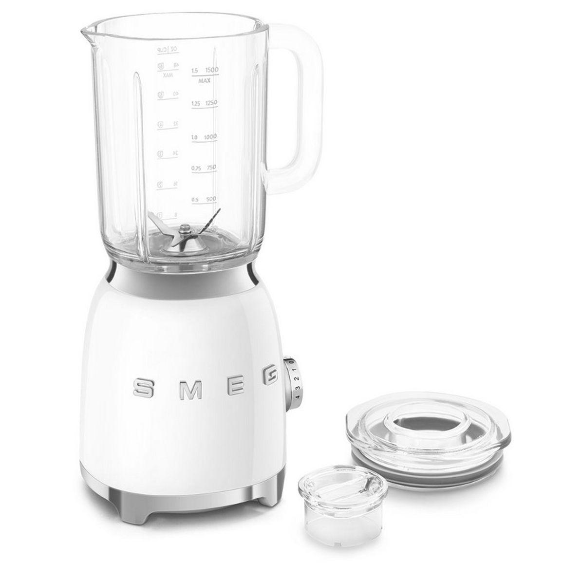 Блендер стаціонарний BLF03WHEU білий Smeg (50'S RETRO STYLE) Блендер стаціонарний BLF03WHEU білий Smeg (50'S RETRO STYLE)