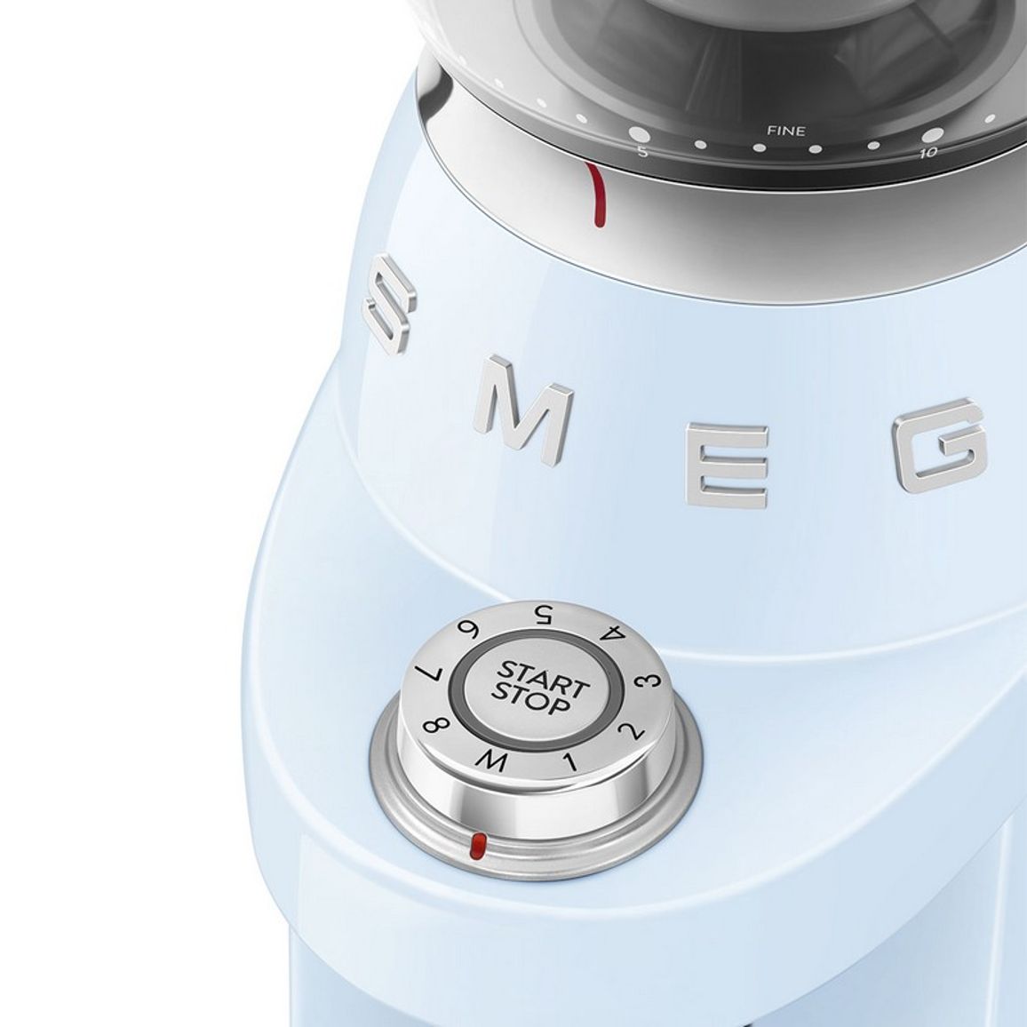 Кавомолка CGF03PBEU пастельно-блакитний Smeg (50'S RETRO STYLE) Кавомолка CGF03PBEU пастельно-блакитний Smeg (50'S RETRO STYLE)
