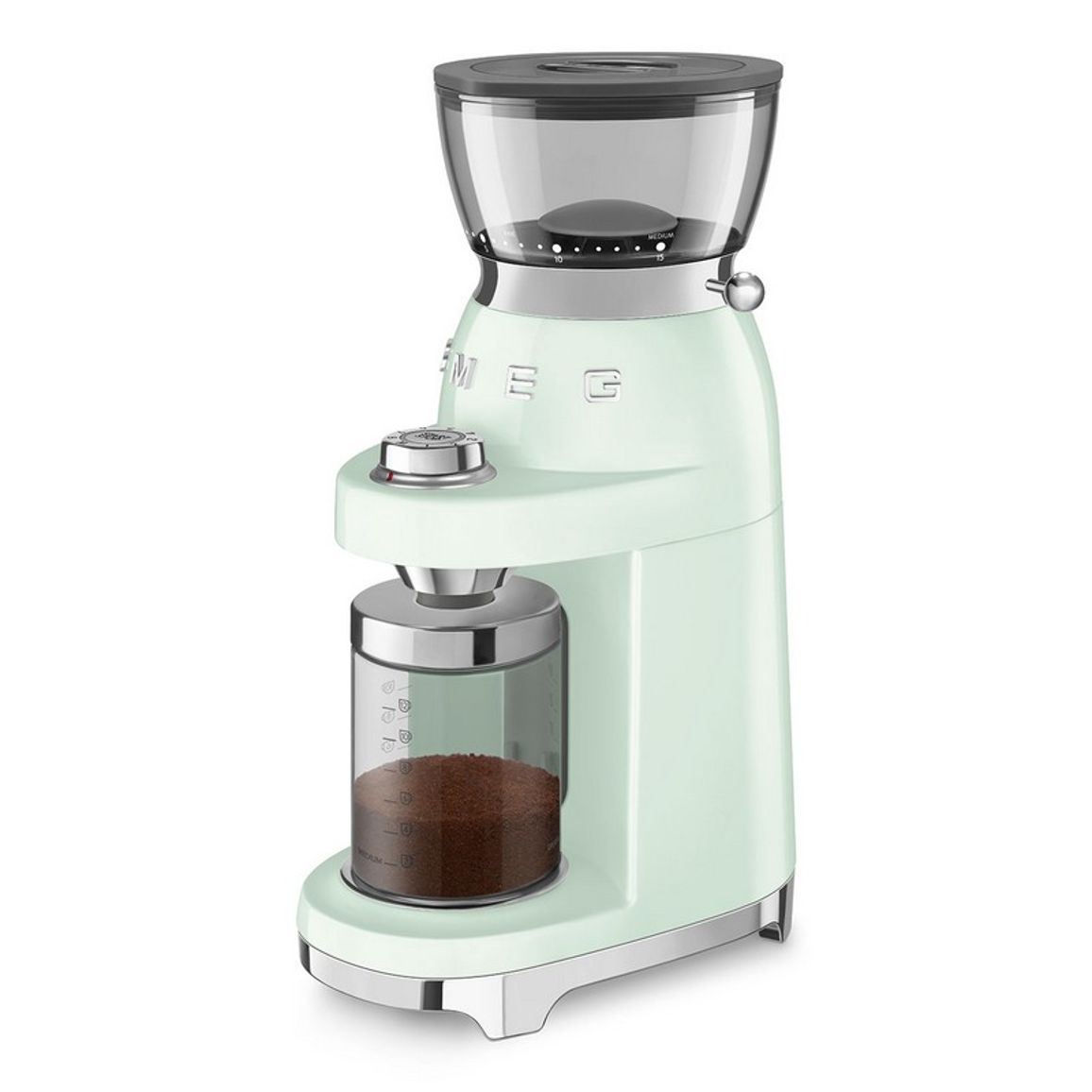 Кавомолка CGF03PGEU пастельно-зелений Smeg (50'S RETRO STYLE) Кавомолка CGF03PGEU пастельно-зелений Smeg (50'S RETRO STYLE)