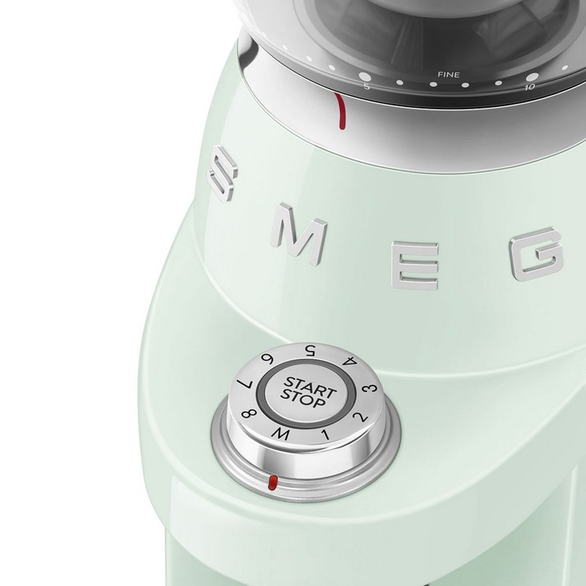 Кавомолка CGF03PGEU пастельно-зелений Smeg (50'S RETRO STYLE) Кавомолка CGF03PGEU пастельно-зелений Smeg (50'S RETRO STYLE)