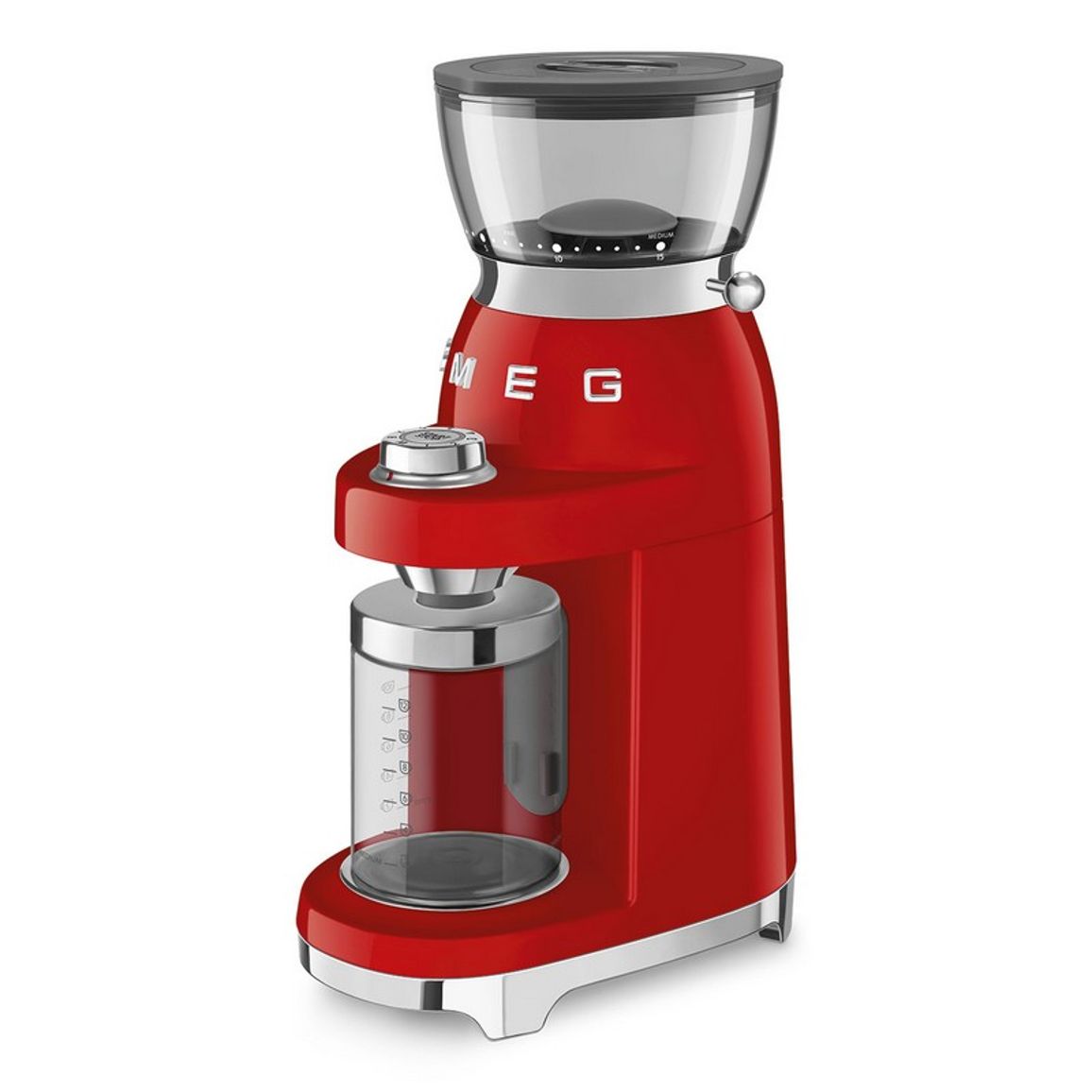 Кавомолка CGF03RDEU червоний Smeg (50'S RETRO STYLE) Кавомолка CGF03RDEU червоний Smeg (50'S RETRO STYLE)