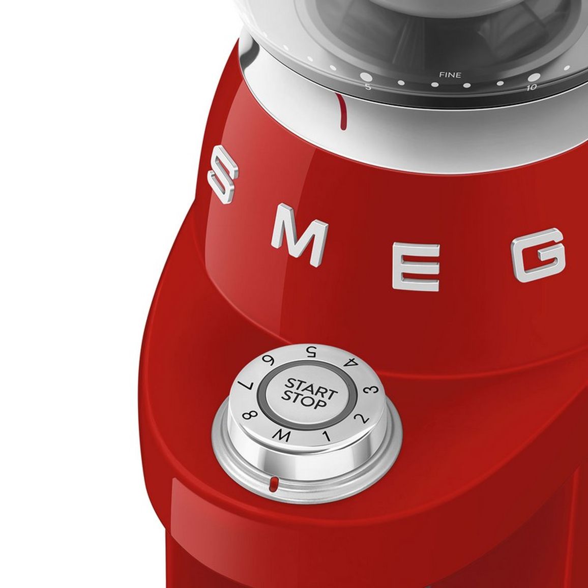 Кавомолка CGF03RDEU червоний Smeg (50'S RETRO STYLE) Кавомолка CGF03RDEU червоний Smeg (50'S RETRO STYLE)