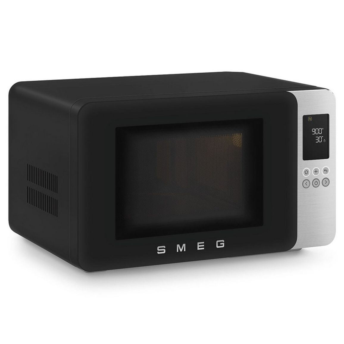 Мікрохвильова піч MOC01BLMEU чорний матовий Smeg (COLLEZIONE)
